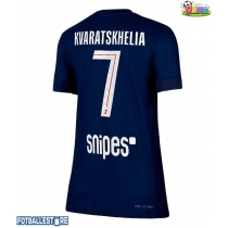 Paris Saint-Germain Khvicha Kvaratskhelia #7 Hjemmedrakt Dame 2025-26 Kortermet
